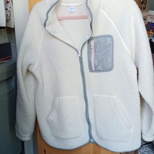 SALE Zip up Sherpa jacket